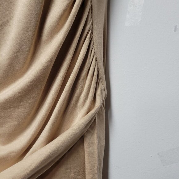 Sleeveless Top Blouse, Cowl Neck Top, Tan Comfy Blouse Top - Size S  M  XL  XXL - Picture 9 of 13